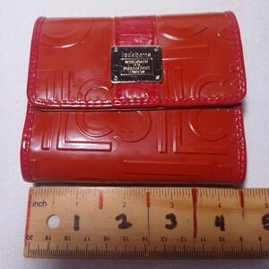 Liz Claiborne Red Tri-fold / Trifold Wallet